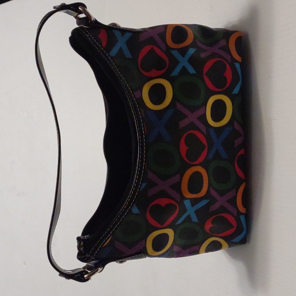 ♥️🌀🤸VINTAGE Y2K XOXO Accessories Rainbow Logo Purse - Picture 12 of 15
